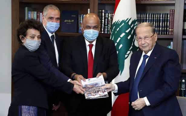 عون تسلّم تقريراً حول أضرار المرفأ:  لبنان سينهض مجدداً بدعم المجتمع الدولي