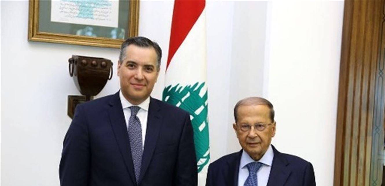 عون يطلع من أديب على حصيلة الإستشارات النيابية