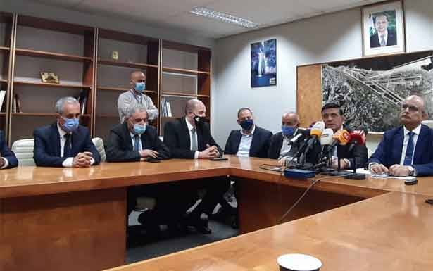 نجار تفقد منشآت  المطار مع النائب نجم  لا تسرب للنفط ولا خطر داهما