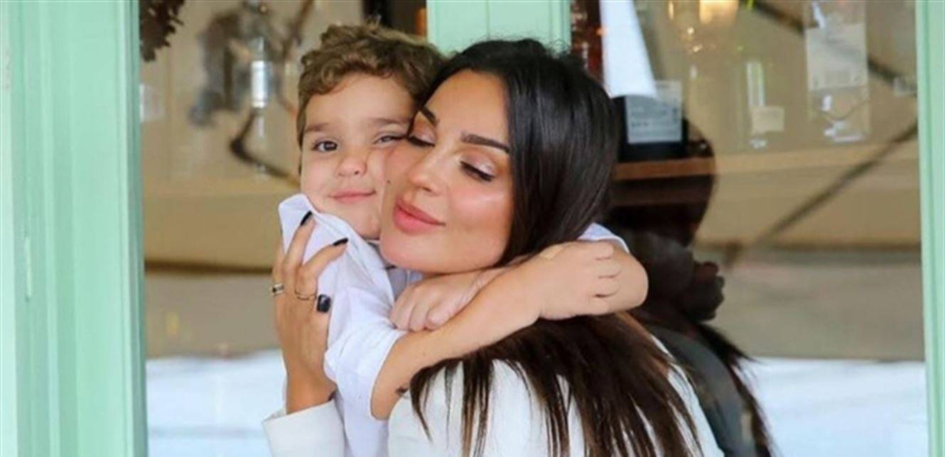 برسالة مؤثرة.. نادين نسيب نجيم تحتفل بعيد ميلاد ابنها
