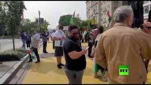 قبيل توقيع اتفاقيتي التطبيع.. العشرات يشاركون في فعالية احتجاجية أمام البيت الأبيض