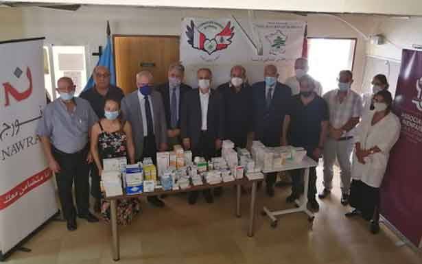 «نورج» وزعت هبة ادوية على المواطنين بالتعاون مع الجمعية الخيرية للكاثوليك