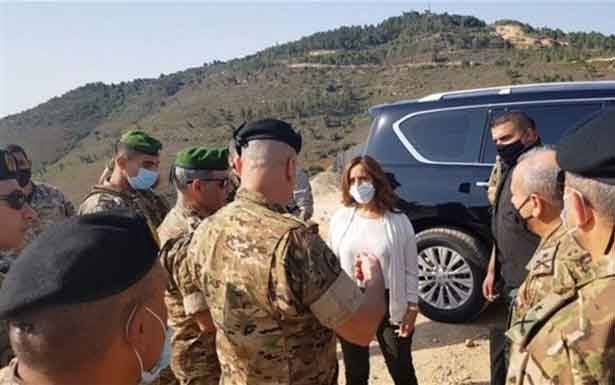 وزيرة الدفاع جالت في الجنوب وجولة على الحدود