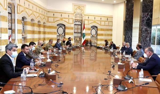 الرئيس عون ترأس اجتماعا خصص للبحث بإعادة إعمار العاصمة