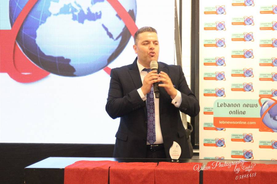 رامي عزالدين خلال تكريمه : لا زال في لبنان أشخاص يزرعون فينا الامل لنحصد الطموح