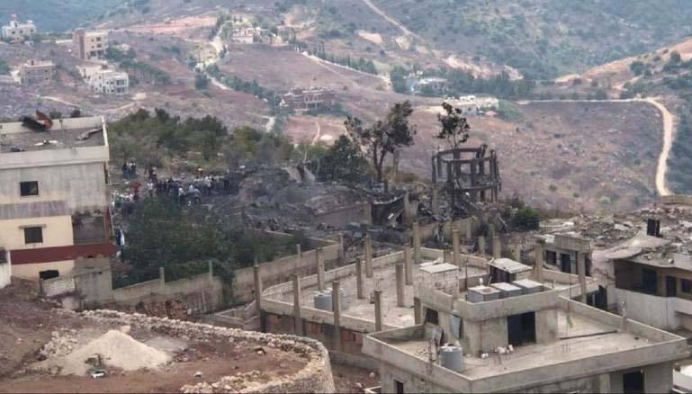 إنفجار فـي أحد المباني فـي عـيـــن قانــا ــ إقـلـيــم الـتفاح