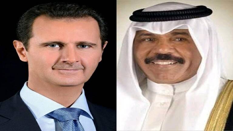 الأسد يعزي أمير الكويت الجديد بوفاة صباح الجابر الأحمد الجابر الصباح