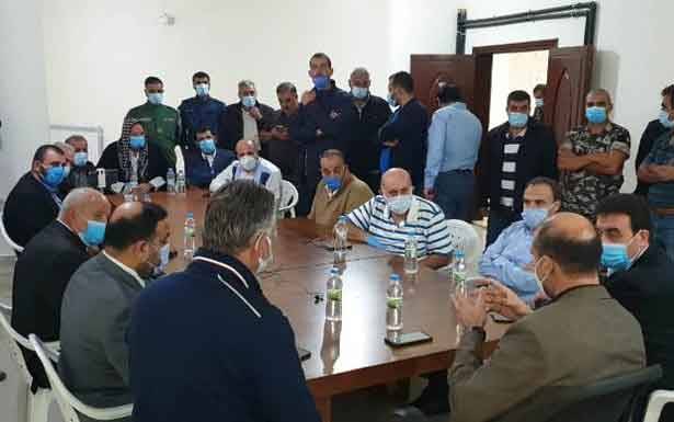 حمد حسن زار القبيات وفنيدق والتقى خلية الازمة