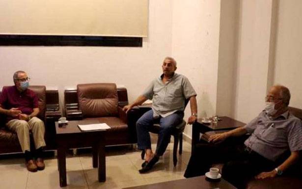 اسامة سعد بحــــث مع زواره في تداعيات الازمة الاقتصادية والمشـــاكل الصحية والتربوية