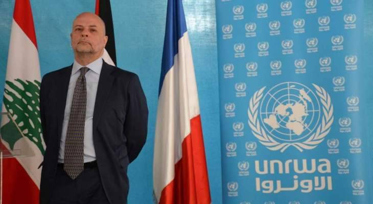 مدير عام الاونروا زار عين الحلوة والتقى ممثلي اللجان الشعبية