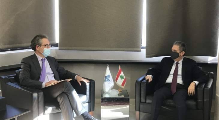 وزني عرض مع ريكولفيس مسألة التدقيق الجنائي والمفاوضات مع صندوق النقد الدولي