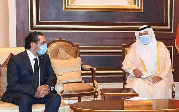 الحريري زار امير الكويت معزياً