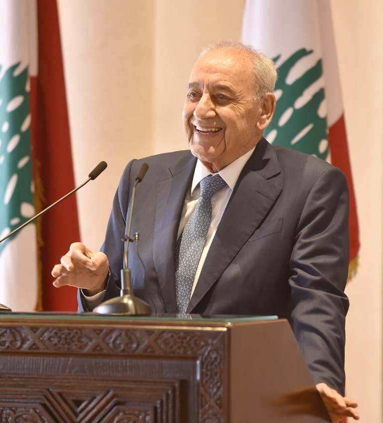 أعـــلن الإطــــــار العملي لــبدء التفاوض
بــرّي : يـرسم الــطريق أمام المفاوض اللبنانـي ولــبـنــان بجيشه وشعبه ومُقاومته لا أحد يستطـيع تــهديـــده