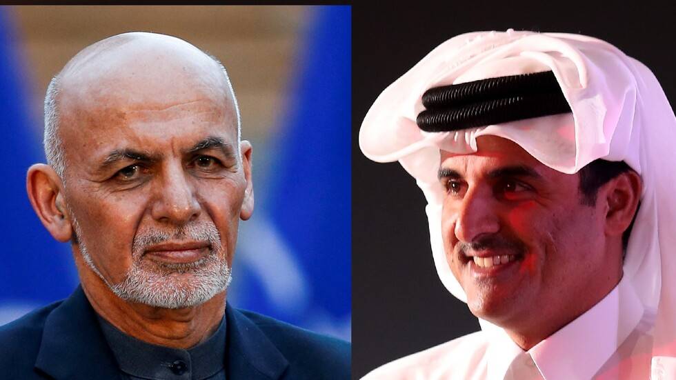 أمير قطر والرئيس الأفغاني يبحثان العلاقات بين الدولتين والوضع في أفغانستان