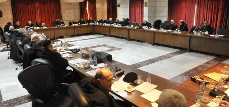 المطارنة الموارنة: نرحّب بالإعلان عن بدء المباحثات حول ترسيم الحدود
