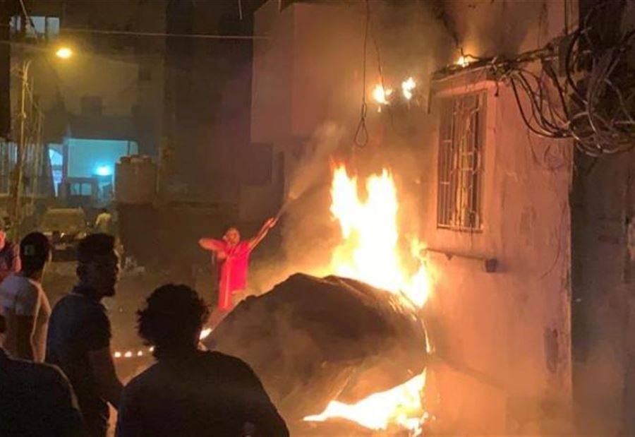 انفجارٌ خزان مازون في طريق الجديدة