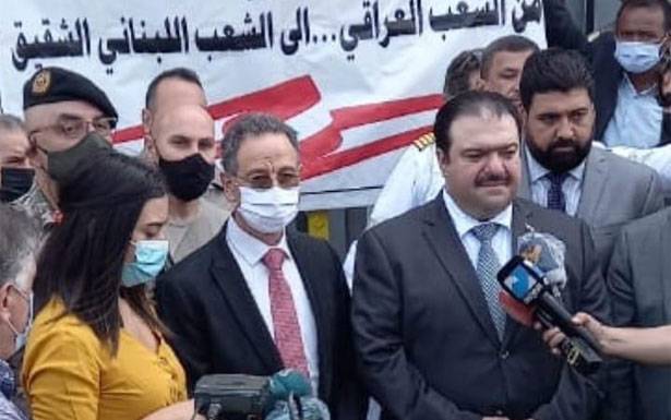 هبة عراقية عبارة عن 10 آلاف طن من الطحين