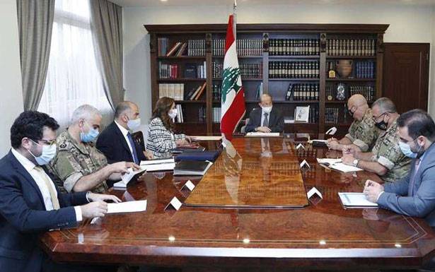 رئيس الجمهوريّة أعطى توجيهاته لفريق المفاوضات :البحث يجب أن ينحصر بمسألة الترسيم البحريّة