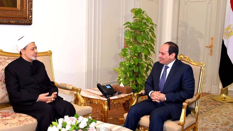 الرئيس المصري يعين وكيلا جديدا للأزهر