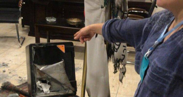 إحراق مكاتب المنطقة الاقتصادية الخاصة في طرابلس