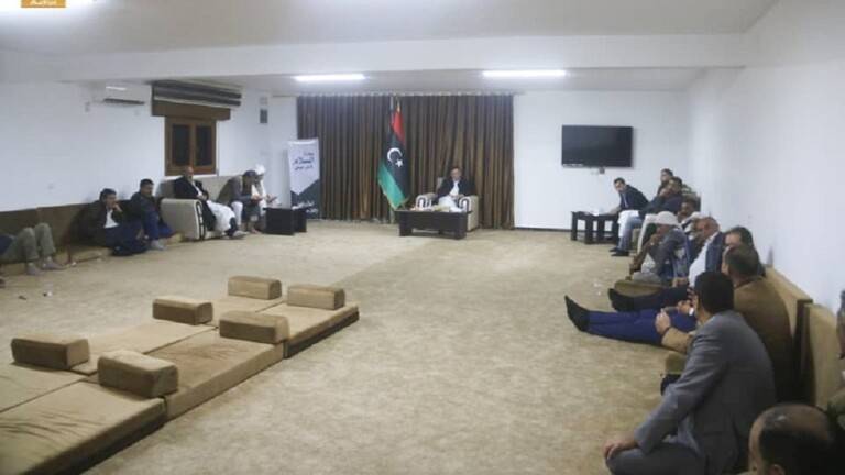 رئيس مجلس النواب الليبي يبحث تطور الأوضاع في البلاد مع وفد من قبيلة البراعصة