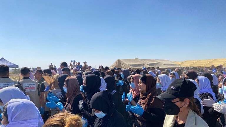 إيزيديات يشاركن بافتتاح مقبرة "الأمهات" ويرثين قتيلات على يد "داعش"