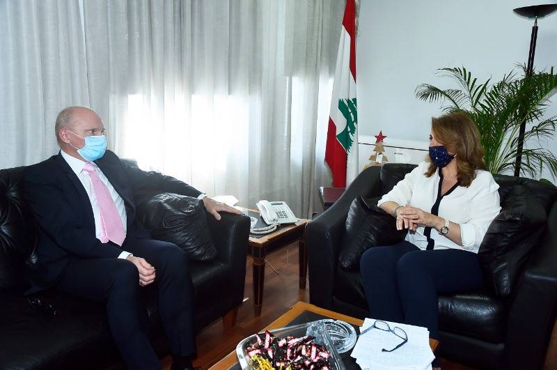 نجم بحثت مع سفير ألمانيا في التعاون الثنائي