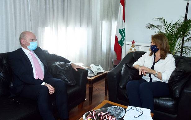 نجم بحثت مع عون التدقيق الجنائي والتعاون الثنائي مع سفير ألمانيا