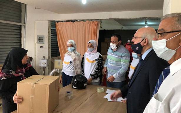 «اعضاء جوقة الشرف» واصلت تقديم المساعدات للمتضررين في رأس النبع والخندق الغميق