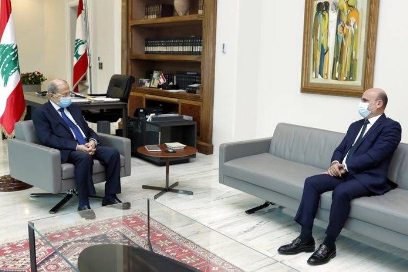عون عرض التطورات مع ابي رميا
