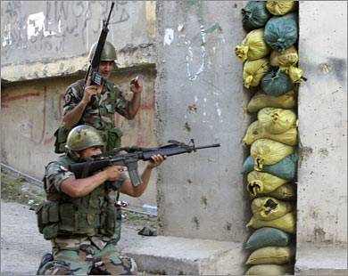 تمارين تدريبية للجيش وتفجير ذخائر في مختلف المناطق