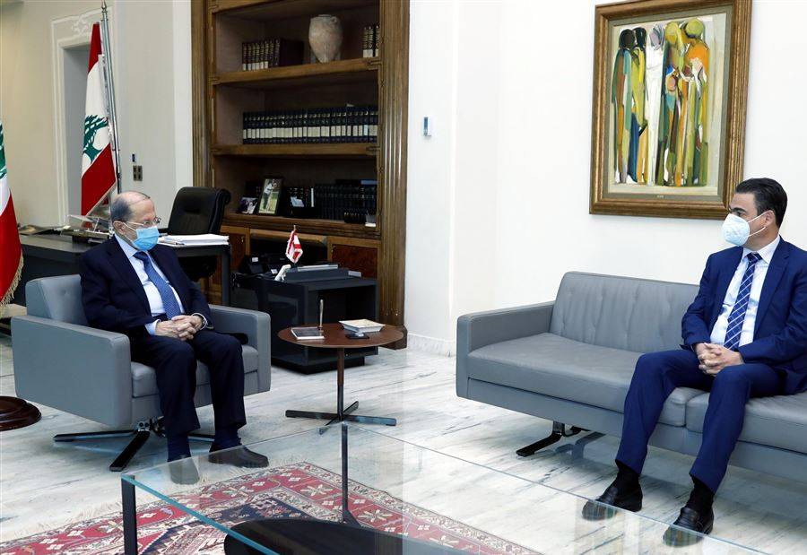 عون عرض مع صحناوي " إعادة إعمار المناطق المتضررة"