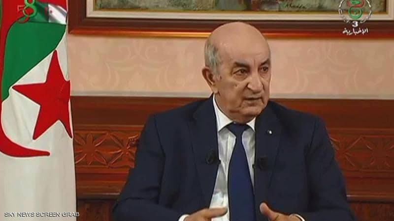 بيان رسمي بشأن صحة الرئيس الجزائري "المصاب" بكورونا