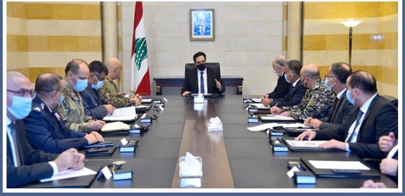 دياب ترأس اجتماعا امنيا ونوه بجهود الأجهزة خلال أيام الإقفال الأولى... هذا ما دعا إليه!