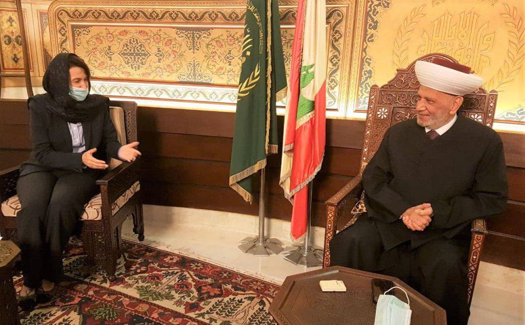 دريان استقبل سفيرة فرنسا وتشديد على الاسراع بتشكيل حكومة انقاذية لانجاز الاصلاحات