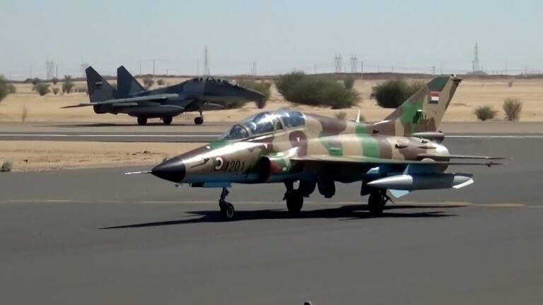 الجيش السوداني يعلن عن نوعية مقاتلاته التي ظهرت مع الجيش المصري