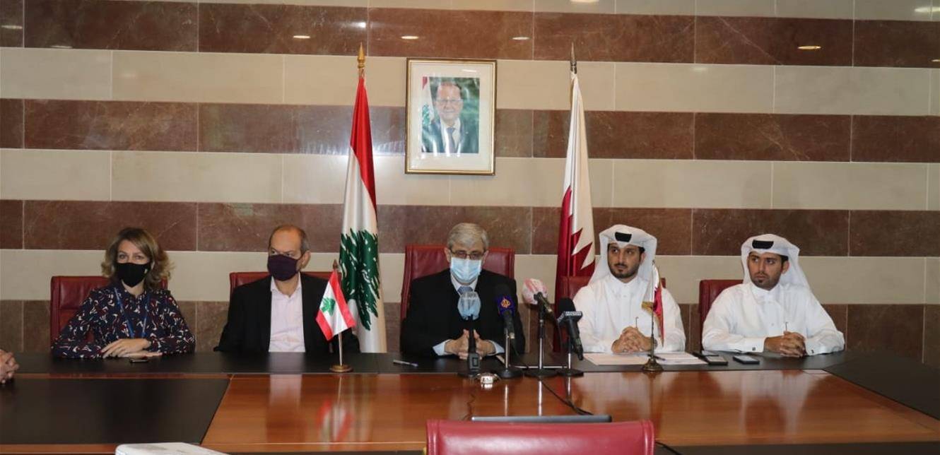 المجذوب وقع مع صندوق قطر للتنمية مذكرة تفاهم لاعادة إعمار المباني التعليمية المتضررة