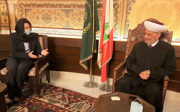 دريان استقبل سفيرة فرنسا وتشديد على الاسراع بتشكيل حكومة انقاذيّة