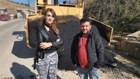 جمعية التحديث والتطوير التربوي قدّمت ٤ أطنان من الزفت لبلدة مجدلبعنا