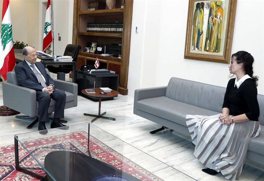 زيارة وداعية لسفيرة تشيكيا