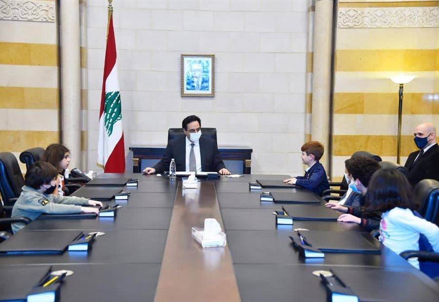 شو طلب الأطفال من الرئيس دياب؟