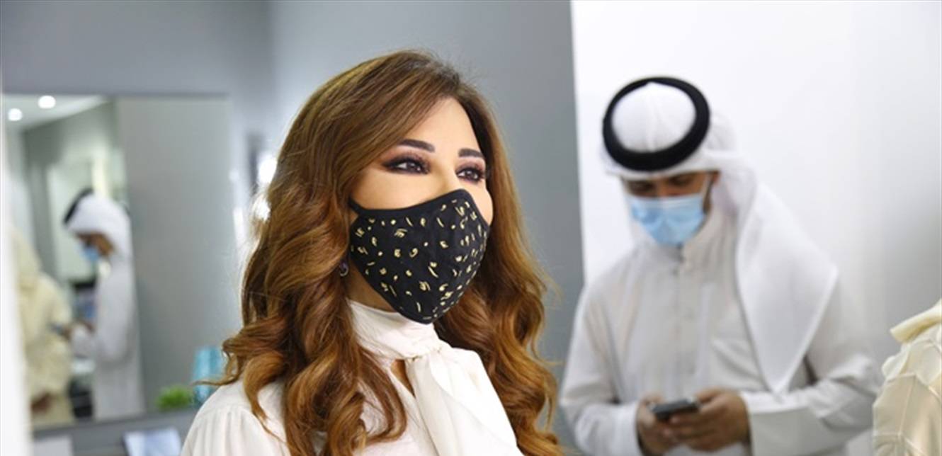 إطلالة خاطفة لنجوى كرم في دبي.. شاهد كيف بدت (صور)