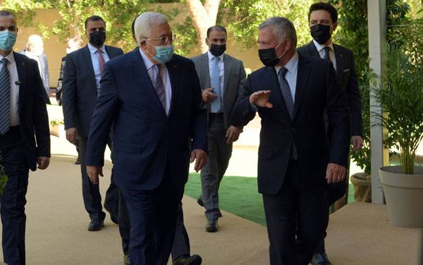 عباس يبحث مــــع مــلـــك الأردن تــــطـــورات القضية الفلسطينية