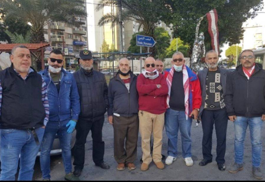 اعتصامٌ احتجاجا على استدعاء العميد نادر