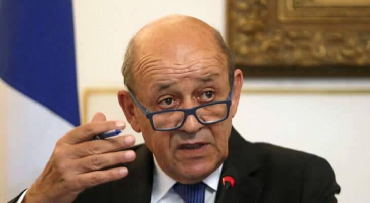 لودريان: الإنهيار في لبنان يشبه غرق الـ"تايتنك" واللبنانيون في حالة إنكار تام