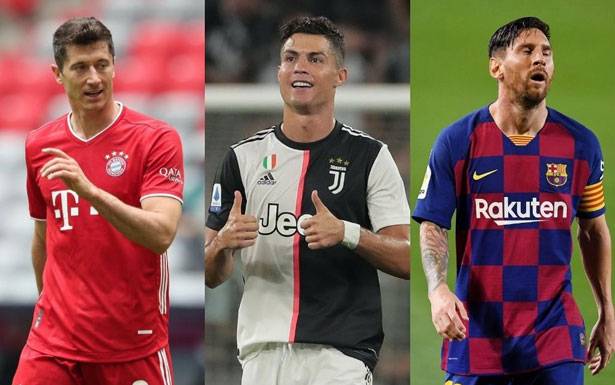 جائزة أفضل لاعب اليوم بين رونالدو وميسي وليفاندوفسكي