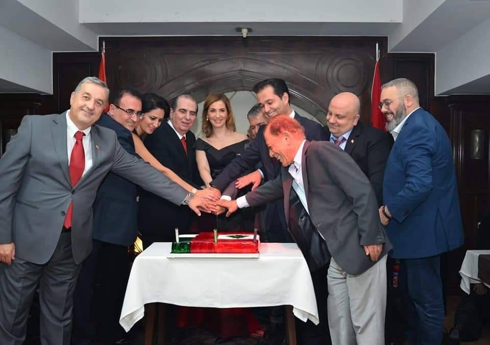 مجلس العمل اللبناني في دبي يقيم احتفالاً بمناسبة عيد استقلال الجمهورية اللبنانية ال ٧٧ واليوم الوطني لدولة الإمارات العربية المتحدة ال٤٩