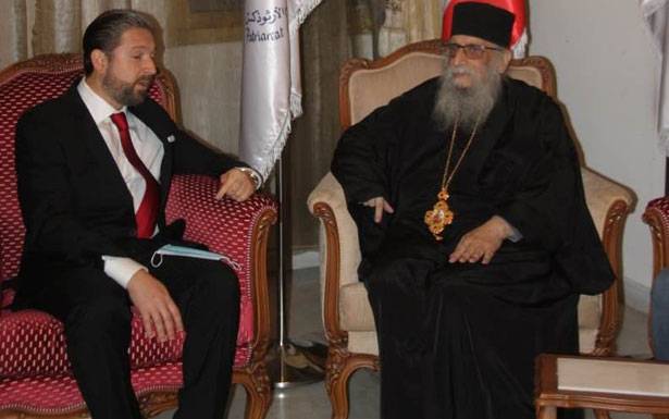 جال على فاعليات مسيحيّة مهنئاً