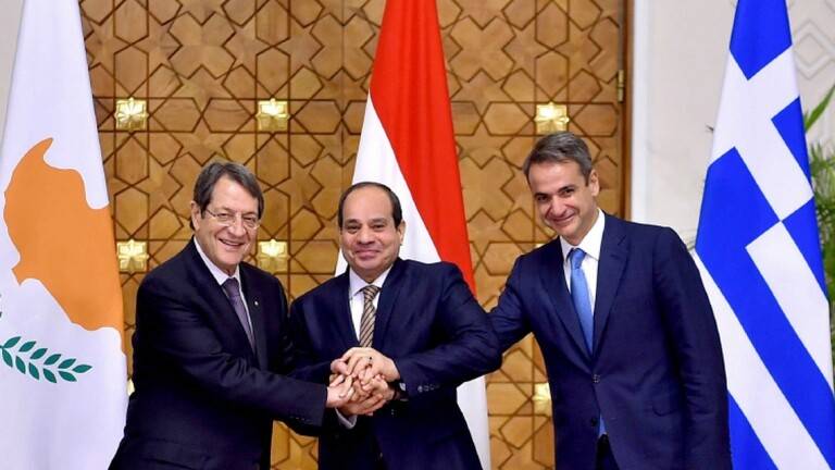 الأمم المتحدة تنشر اتفاقية ترسيم الحدود البحرية بين مصر واليونان