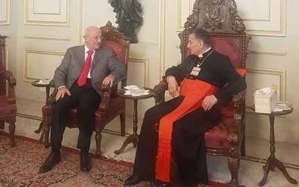 العريضي من بكـركـي : نتمنّى أن ينـجـح باقــنــاع المعنيين بتغليب مصلحة لــبــنــان